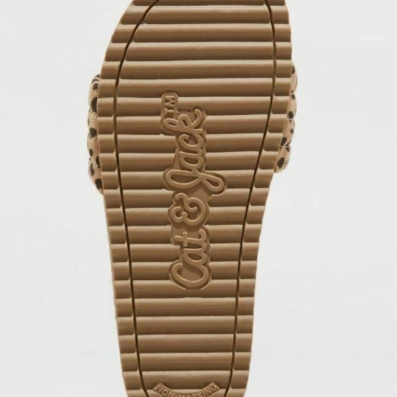 Cat & Jack‎ Leopard Tan Selma Girls Sandals NWT - Picture 4 of 5